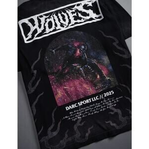 Ghostrider "Premium" Oversized Tee in Black Drift Wash (XL)